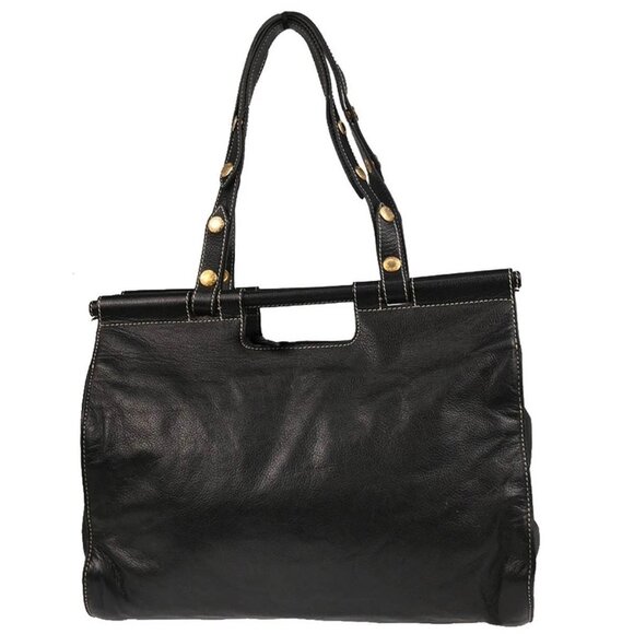 Loewe Black Leather Handbag - Picture 1 of 11